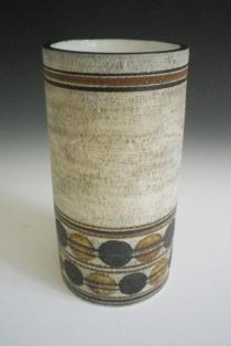 Troika Pottery Cylinder Vase